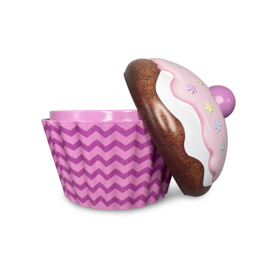 Silver Crane Lata Cup Cake Flowers