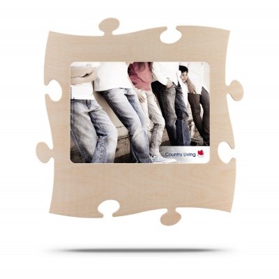 Country Living Moldura Puzzle+ 20x28cm natural