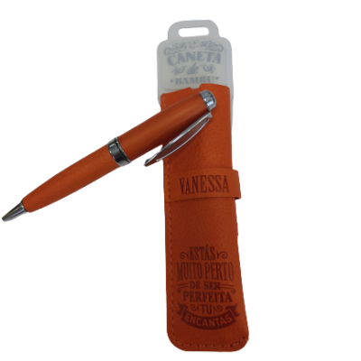 H&H - Caneta de Bambú com Bolsa Vanessa