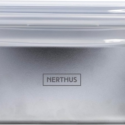 Nerthus Caixa hermética retangular para alimentos 1600ml