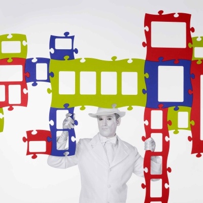 Country Living Moldura Puzzle+ 10x15cm de canto natural