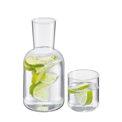 Cilio - Garrafa com copo LORENZO Transparente