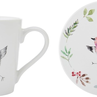 Mikasa xTipperlyhill Caneca com base/tampa Robin