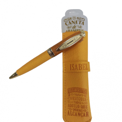 H&H - Caneta de Bambú com Bolsa Isabel