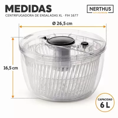 Nerthus Centrifugadora de Saladas XL