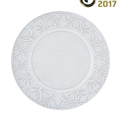 Bordalo Pinheiro Rua Nova - Prato Raso 28 Branco Antique