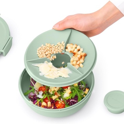 Brabantia Caixa p/alimentos 1,3lts Verde Jade