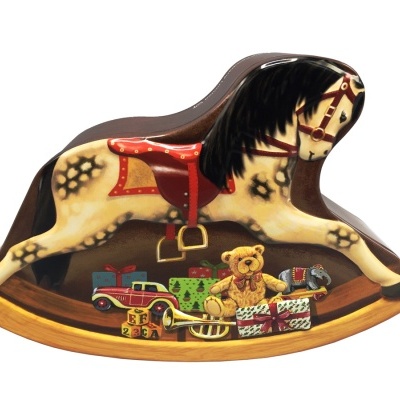 Silver Crane Lata Rocking Horse