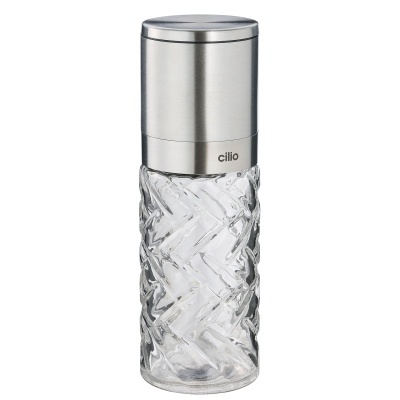 Cilio - Moinho de sal ou pimenta CRISTALLO prata