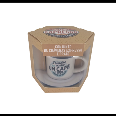 H&H Caixa de Presente para Chávena e Prato