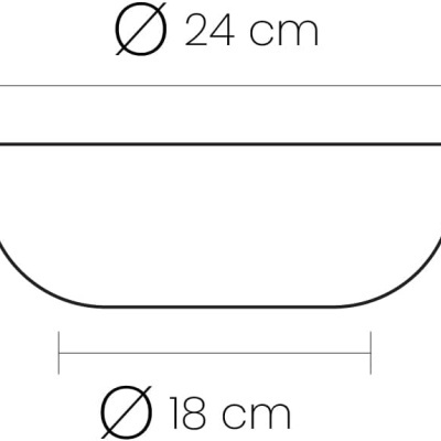Ibili Sertã funda c/pegas Triply natural 24cm