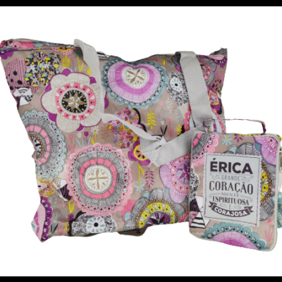 H&H Mulheres TOP Bolsa compras dobrável Érica