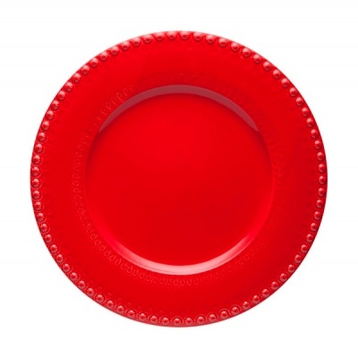 Bordallo Pinheiro Fantasia - Prato Marcador 34 Vermelho