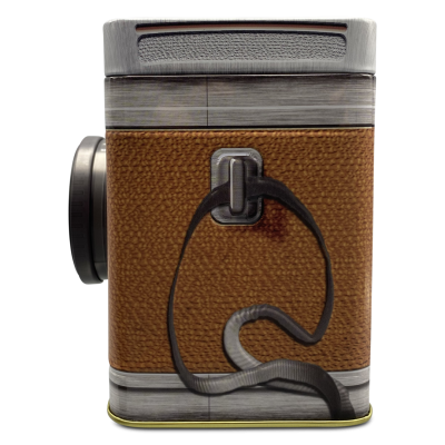 Silver Crane Lata Câmera Fotográfica