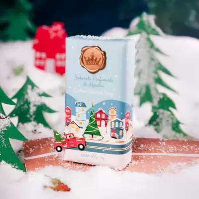 Essências de Portugal Sabonete - A caminho do Natal Azul