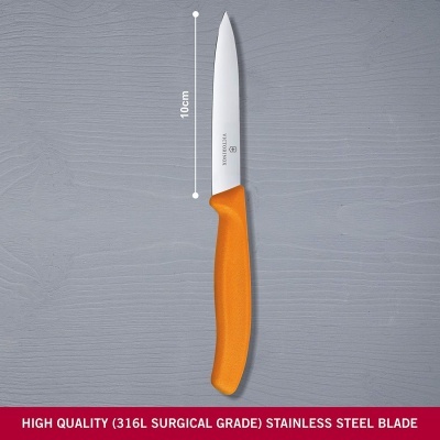 Victorinox Faca p/ descascar 10cm laranja