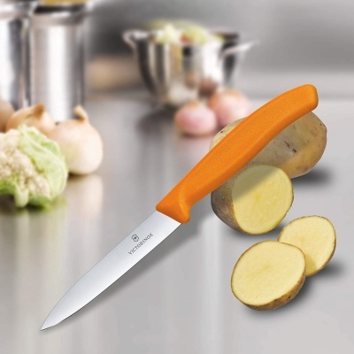 Victorinox Faca p/ descascar 10cm laranja