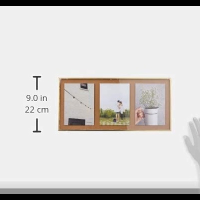 UMBRA Prisma Moldura múltipla dourada UMBRA Prisma Moldura múltipla dourada