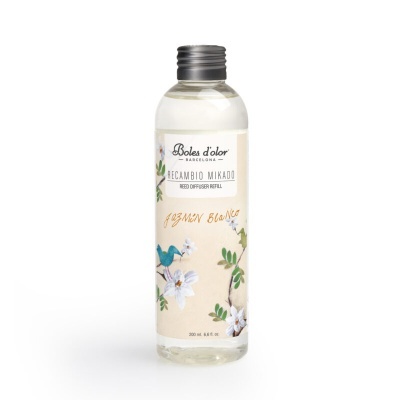 Boles d'Olor Recarga Mikado 200ml Jasmim Branco