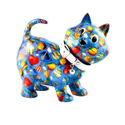 Pomme Pidou Mealheiro M Gato Kiki – Azul Balões