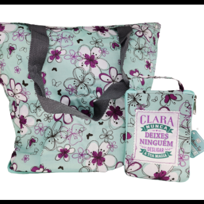 H&H Mulheres TOP Bolsa compras dobrável Clara