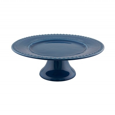 Bordalo Pinheiro Fantasia - Prato c/ Pé 34,5 Azul