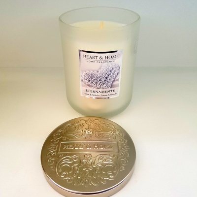Heart & Home Vela Frasco grande  Eternamente