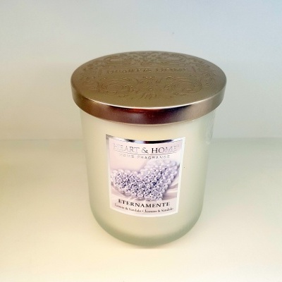 Heart & Home Vela Frasco grande  Eternamente