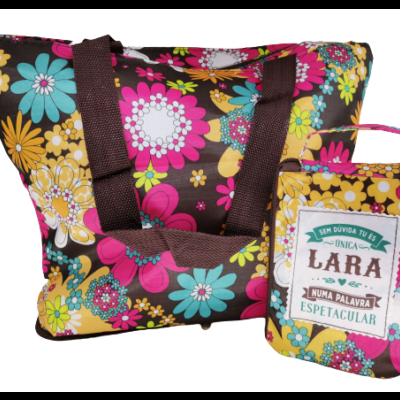 H&H Mulheres TOP Bolsa compras dobrável Lara