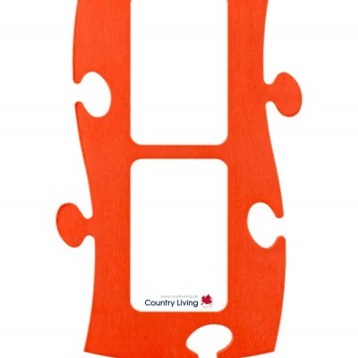 Country Living Moldura Puzzle+ (2x) 10x15cm laranja