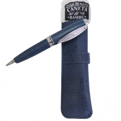 H&H - Caneta de Bambú com Bolsa Francisco