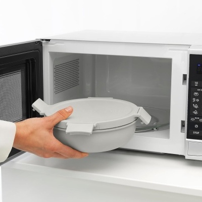 Brabantia Caixa p/alimentos 1,3lts Cinza Claro