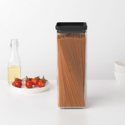 Brabantia Caixa Cozinha 2,5lts Tasty + cinza escuro