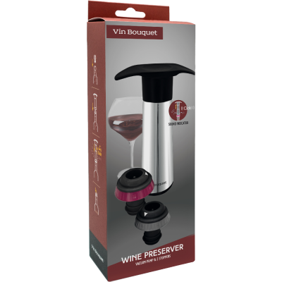 Vin Bouquet Bomba de vácuo c/2 rolhas Click