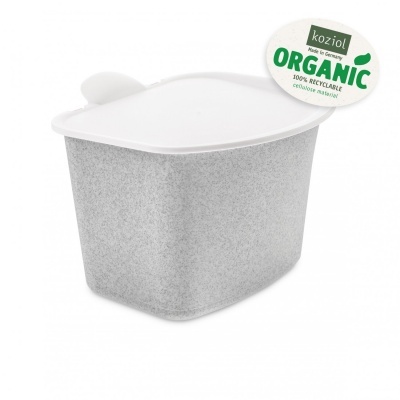 Koziol Bibo Balde para desperdicios Cinza Organic