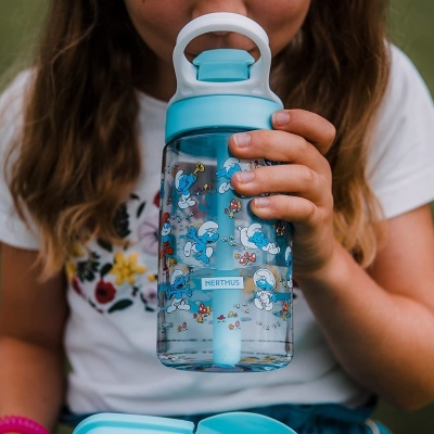 Nerthus Garrafa Infantil Reutilizável Smurfs Nerthus Garrafa Infantil Reutilizável Smurfs