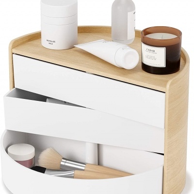 UMBRA Moona Caixa arrumação White-Natural