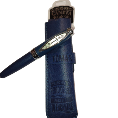 H&H - Caneta de Bambú com Bolsa Tomás