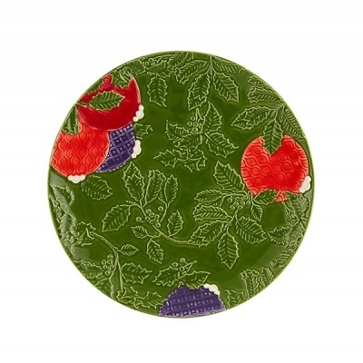 Bordalo Pinheiro Bolas de Natal - Prato Marcador 32,5