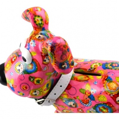 Pomme Pidou Mealheiro M Cão Hugo – Rosa Matrioskas