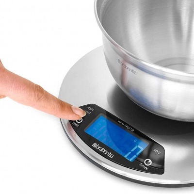 Brabantia Balança de Cozinha inox red.