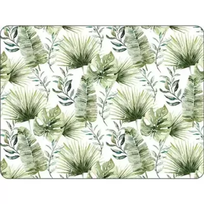 Ambiente - Individual Jungle Leaves white