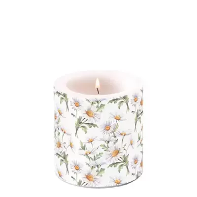 Ambiente Vela pequena Beautiful Daisies White