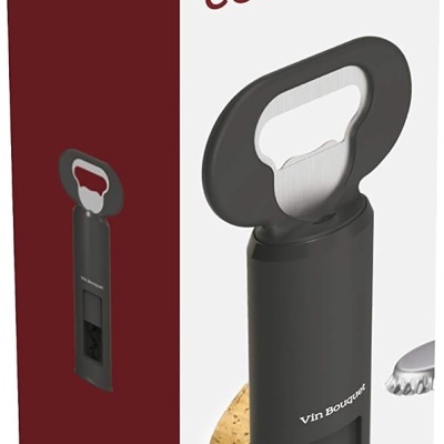 Vin Bouquet  Saca-rolhas 3 em 1 preto