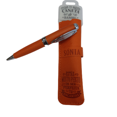 H&H - Caneta de Bambú com Bolsa Sónia