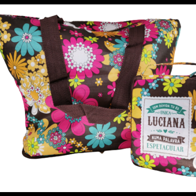 H&H Mulheres TOP Bolsa compras dobrável Luciana