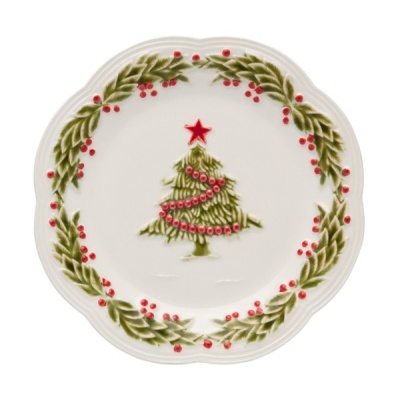 Bordalo Pinheiro Natal - Prato Fruta 21