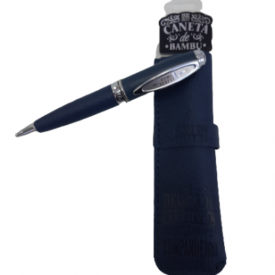 H&H - Caneta de Bambú com Bolsa Homem Perfeito