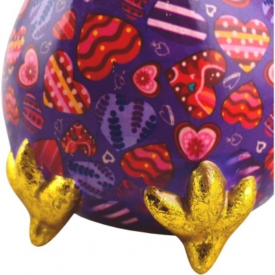 Pomme Pidou Mealheiro M galinha Claire – Roxo Corações