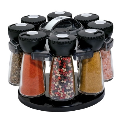 Kuchenprofi Porta especiarias  8pçs preto
